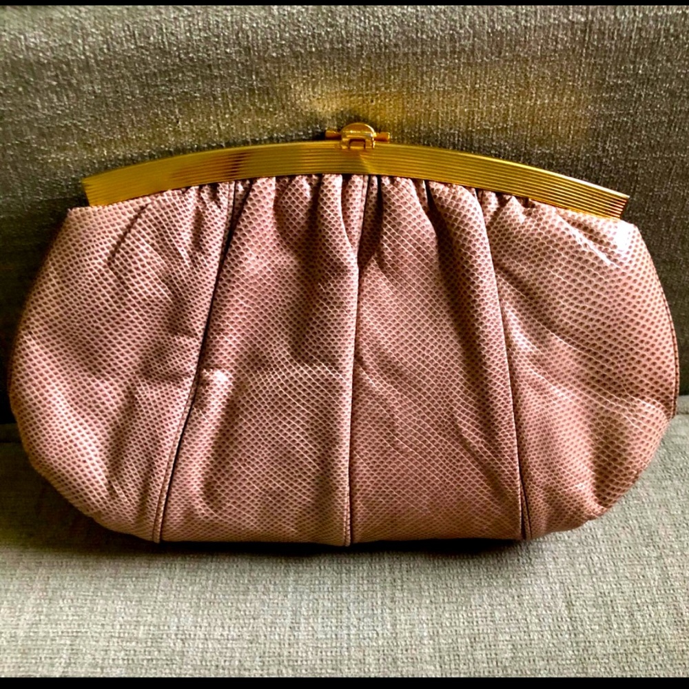Judith Leiber reptile purse 
Vintage 80’s